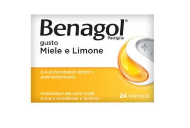 BENAGOL 1,2 mg + 0,6 mg Pastiglie gusto Miele e Limone