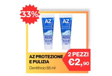2 PEZZI di Az Complete Freschezza Delicata o Protezione Pulito